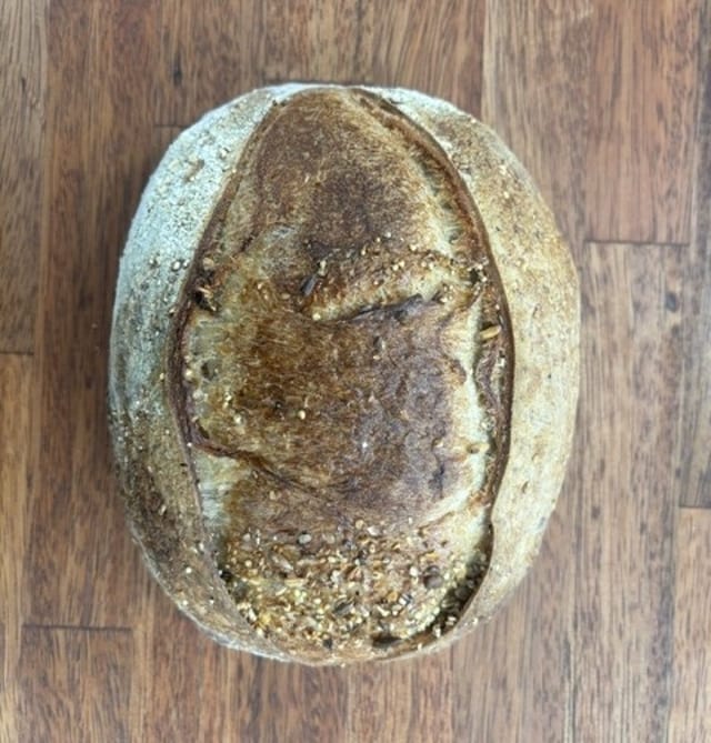 Sourdough Nine Grain Loaf.